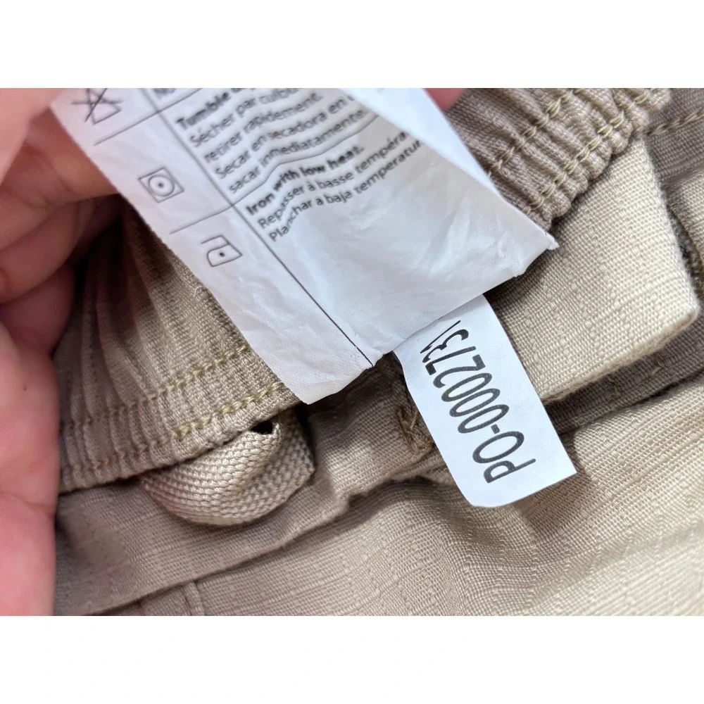 Carhartt Mens Ripstop Cargo Pants Tan Khaki Wide Leg Elastic Waist C54108 Large